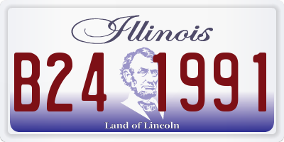 IL license plate B241991