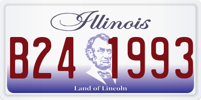 IL license plate B241993