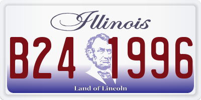 IL license plate B241996