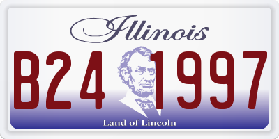 IL license plate B241997