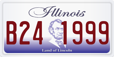 IL license plate B241999
