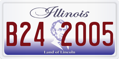 IL license plate B242005