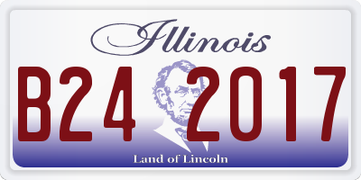 IL license plate B242017