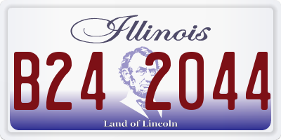IL license plate B242044
