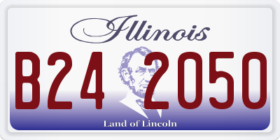 IL license plate B242050