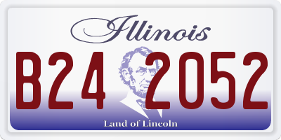 IL license plate B242052