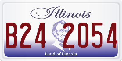 IL license plate B242054