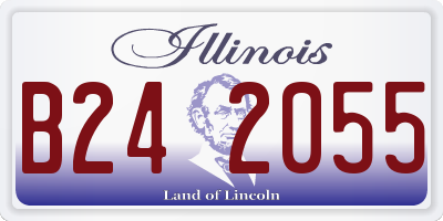 IL license plate B242055