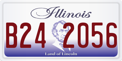IL license plate B242056