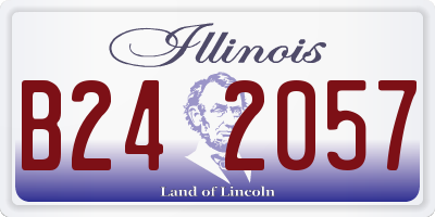 IL license plate B242057