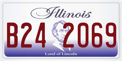 IL license plate B242069