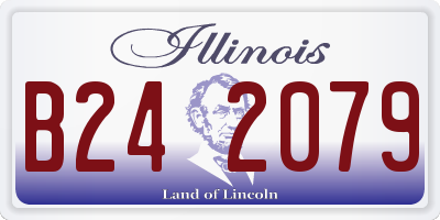 IL license plate B242079