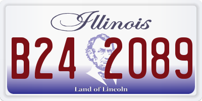 IL license plate B242089