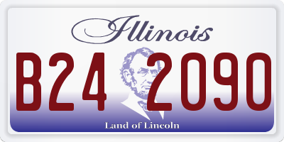 IL license plate B242090