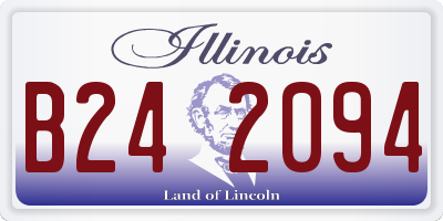 IL license plate B242094