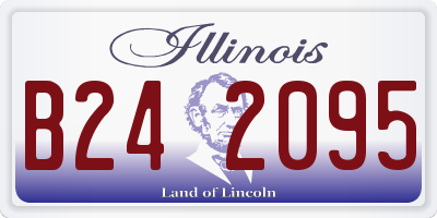 IL license plate B242095