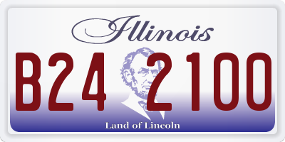 IL license plate B242100