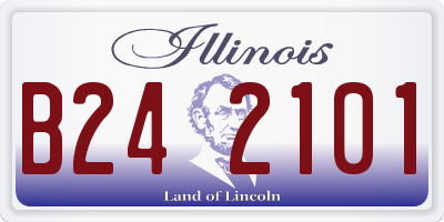 IL license plate B242101