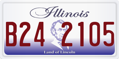 IL license plate B242105