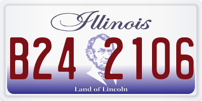 IL license plate B242106