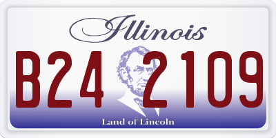 IL license plate B242109
