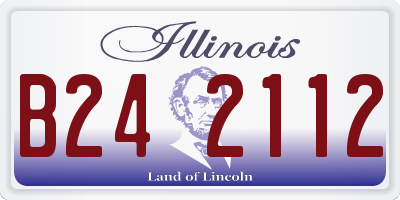 IL license plate B242112