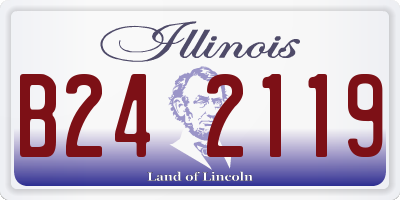 IL license plate B242119