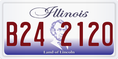 IL license plate B242120