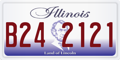 IL license plate B242121