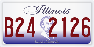 IL license plate B242126