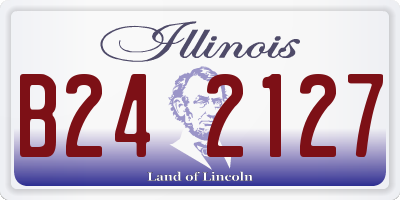 IL license plate B242127