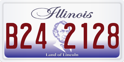 IL license plate B242128