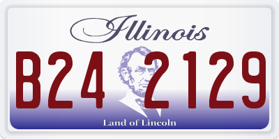 IL license plate B242129