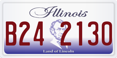 IL license plate B242130