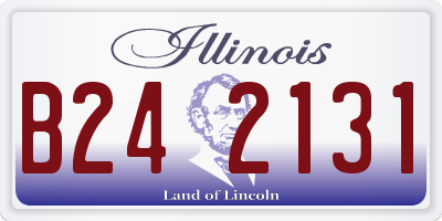 IL license plate B242131