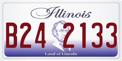 IL license plate B242133