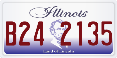 IL license plate B242135