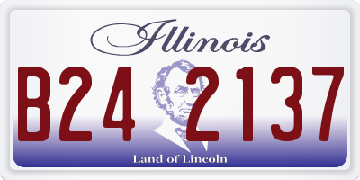 IL license plate B242137