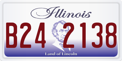IL license plate B242138