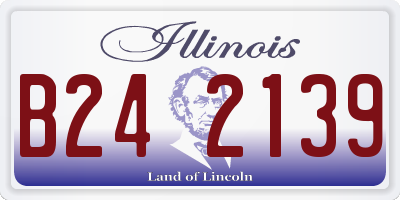 IL license plate B242139