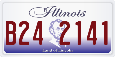 IL license plate B242141