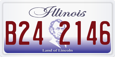 IL license plate B242146