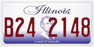 IL license plate B242148