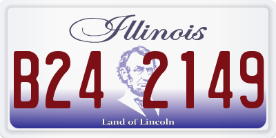 IL license plate B242149