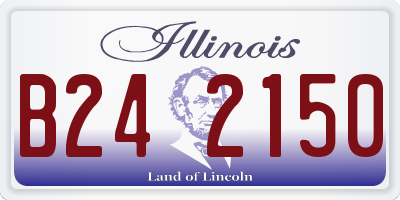 IL license plate B242150