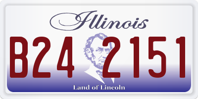 IL license plate B242151