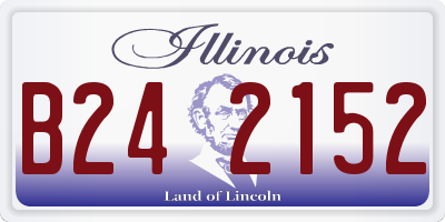 IL license plate B242152