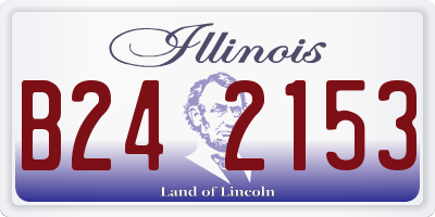 IL license plate B242153