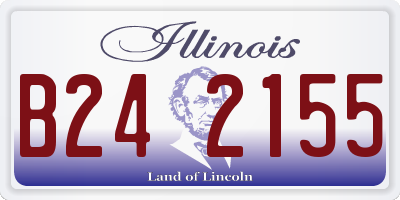 IL license plate B242155