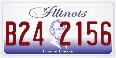 IL license plate B242156